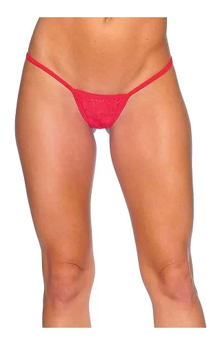 Kırmızı Dantelli Tanga Brf1166
