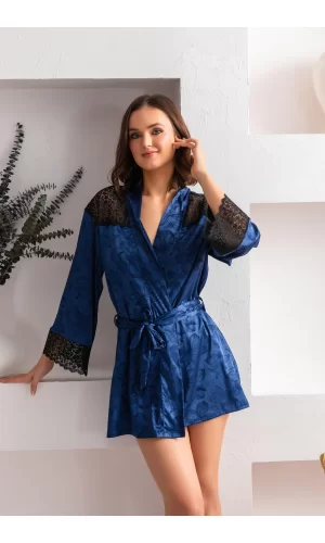 Kuşaklı Mini Boy Sabahlık (mgp12116)