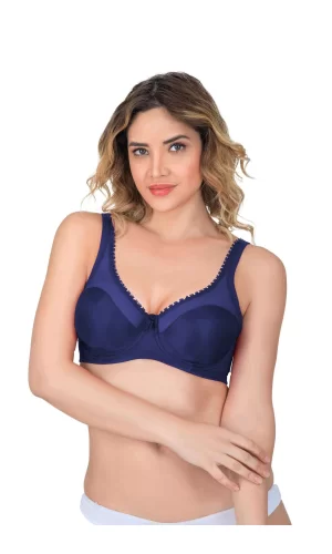 Lacivert  Mı Emay 169 C Basic Balenli Toparlayıcı Sütyen