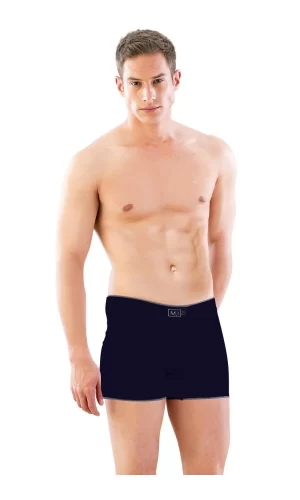 Lacivert  Mı Emay 2108 Seamless Uzun Erkek Boxer