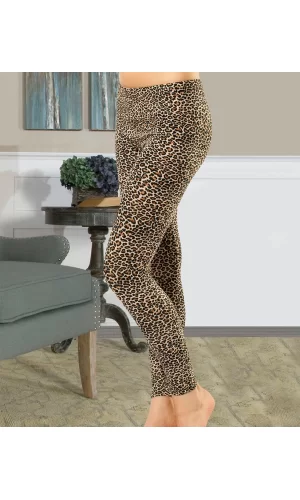 Leopar Uzun Kadın Tayt 434