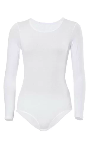 Likralı Uzun Kollu Body 4058