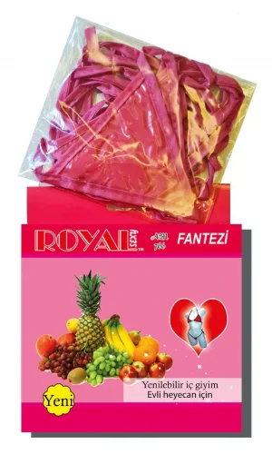 Luz&Pos Arias Closet Fantezi Tüketilebilen Yenilebilir Tropikal Aromalı İç Çamaşırı Takımı