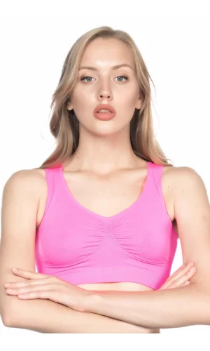 Neon Fuşya Mı Emay 4001 Soft Sporcu Büstiyer