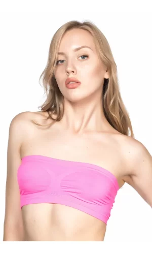 Neon Fuşya Mı Emay 4002 Soft Straplez Büstiyer