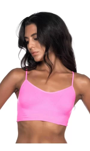 Neon Fuşya Mı Emay 4003 Soft İp Askı Büstiyer
