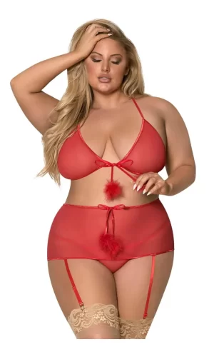 Önü Açık Zincirli Fantezi Babydoll 51202