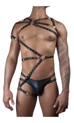 Seksi Erkek  Fantazi Giyim Lastik Harness - Brfm65
