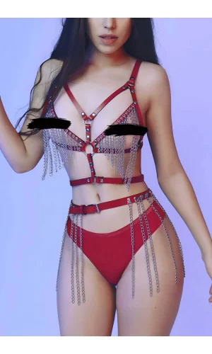 Seksi Zincirli Fantazi Takım - Brf496