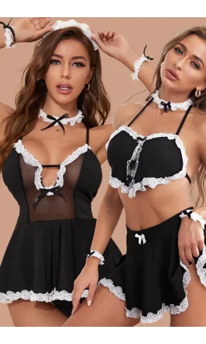 Şık Fantezi Kostüm İkli Set 50897-50899