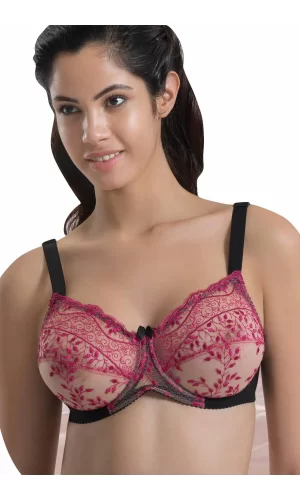 Siyah Bordo Mı Emay 148 C Balenli Toparlayıcı Sütyen