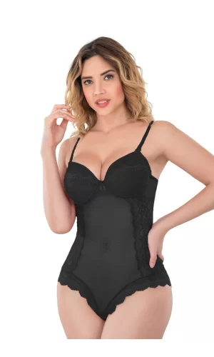 Siyah Mı Emay 176 Dantelli Body