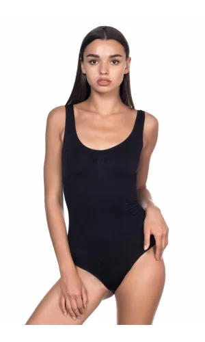 Siyah Mı Emay 1924 Soft Kalın Askıllı Çıtçıtlı Body