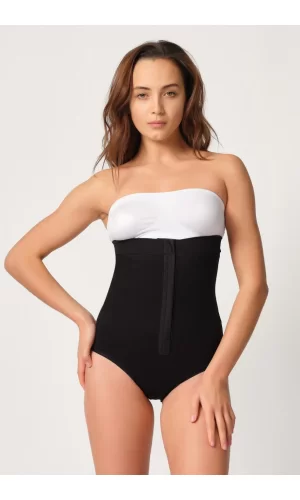 Siyah Mı Emay 2088 Önden Agraflı Slip Korse