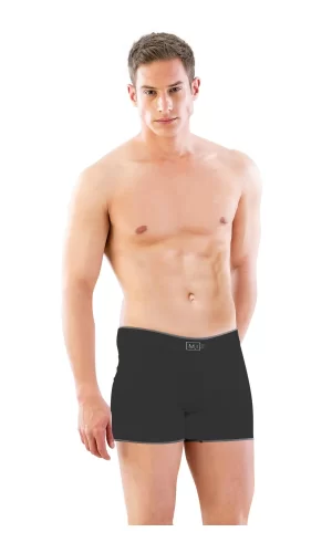Siyah Mı Emay 2108 Seamless Uzun Erkek Boxer