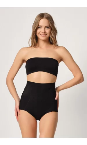 Siyah Mı Emay 2931 Karın Balen Destekli Slip Lazer Korse