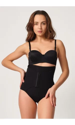 Siyah Mı Emay 2932 Double Karın Agraf Destekli Slip Lazer Korse