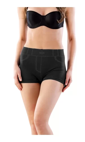 Siyah Mı Emay 3802 Soft Kot Boxer