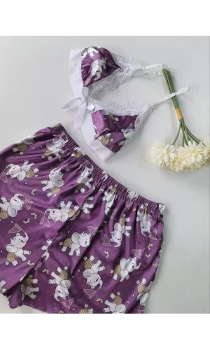 Şortlu Sexy Takım