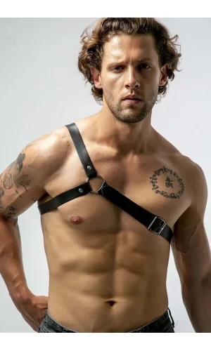 Tek Omuz Deri Erkek  Harness - Brf211