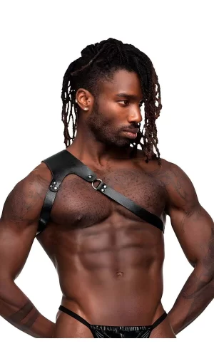 Tek Omuz Erlek Harness, Erkek  Clubwear, Dancewear, Fantazi Giyim - Brfm153