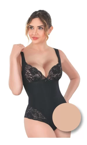 Ten Mı Emay 2947 Dantelli Agraflı Body Korse