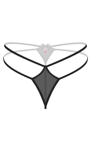 Transparan Siyah Fantazi Külot String