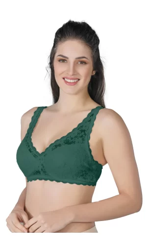 Yeşil Mı Emay 188 C Pedli Dantelli Telli Toparlayıcı Sütyen