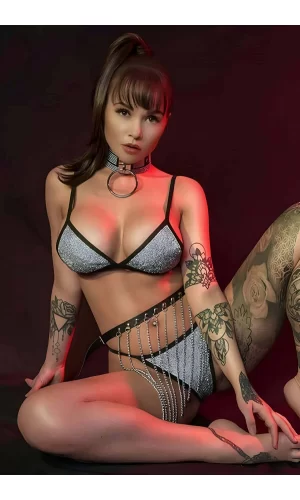 Zincirli Seksi Bel Kemeri - Brf469