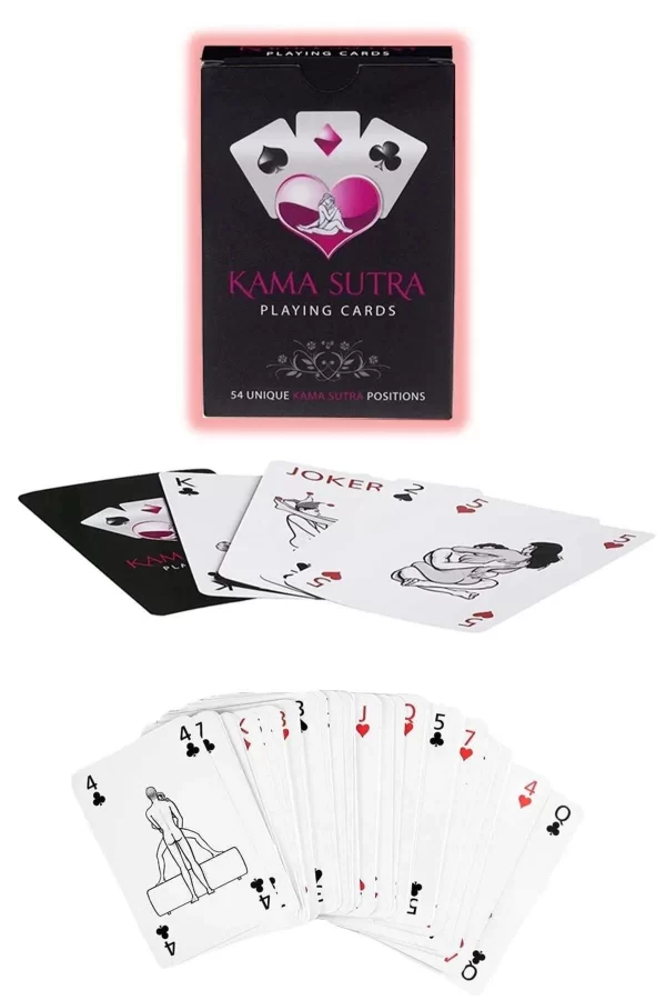 Sexy Görselli Oyun Kartı Kama Sutra 7li Harness Set