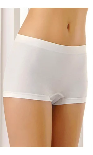 Beyaz Dikişsiz Kadın Boxer Korse Korse - 700