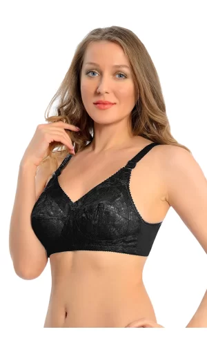 Siyah Dantelli Toparlayıcı Sütyen - 507