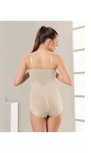 Ten Açık Göğüs Çıtçıtlı Dikişsiz Korse - 756