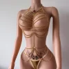 Altın Renk Vücut Zinciri Fantazi Takım