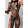 Zincirli Alt Üst Fantezi Set