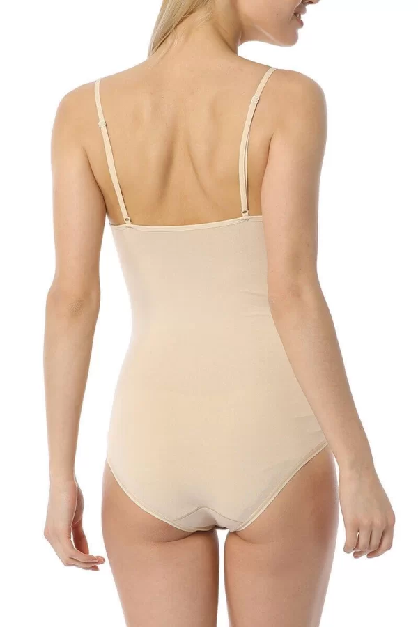 9251 Bayan İnce Askılı Çıtçıtlı Body