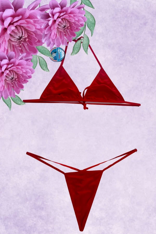 Alt Üst Takım String Külot Sütyen Külot Takım Kırmızımodellerimiz 83037k