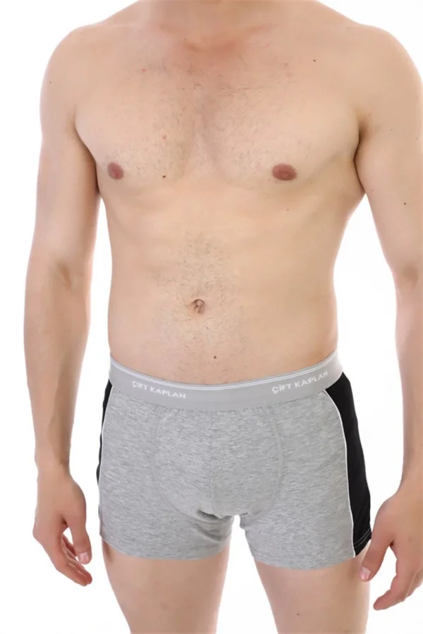 Çift Kaplan 850 Biyeli Likralı Erkek  Boxer
