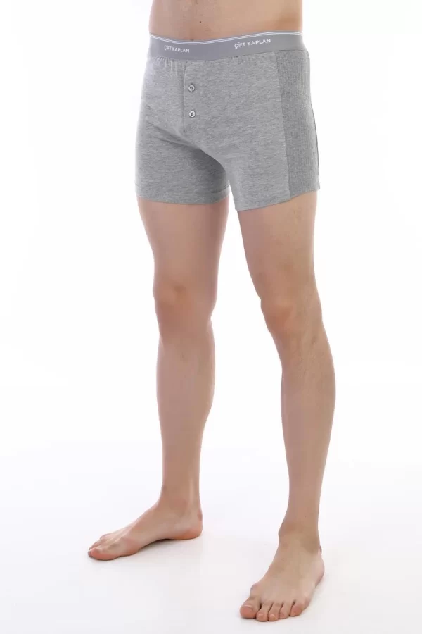 Çift Kaplan 880 Elastanlı Erkek  Boxer