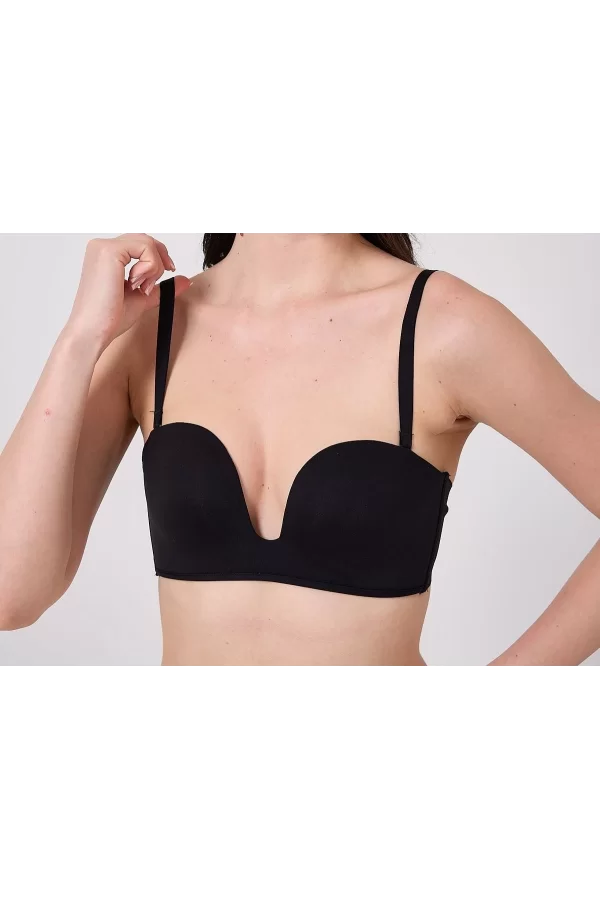 Freshness Msf05 Destekli V Dekolte Lazer Kesim Sütyen