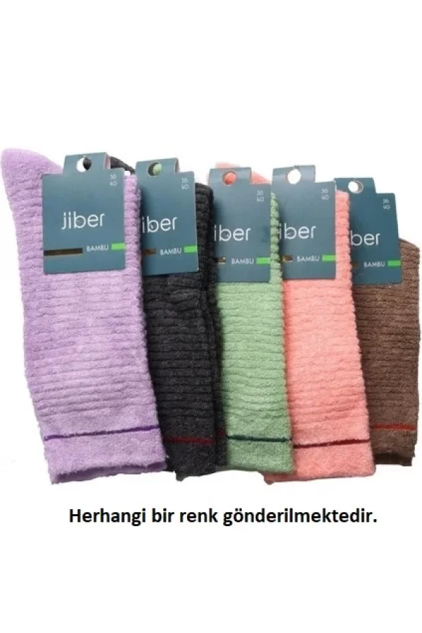 Jiber 6955 Bayan Bambu Ters Havlu Soket
