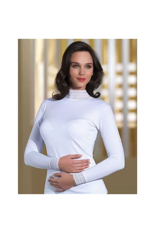 Şahinler Dantelli Uzun Kollu Body B622