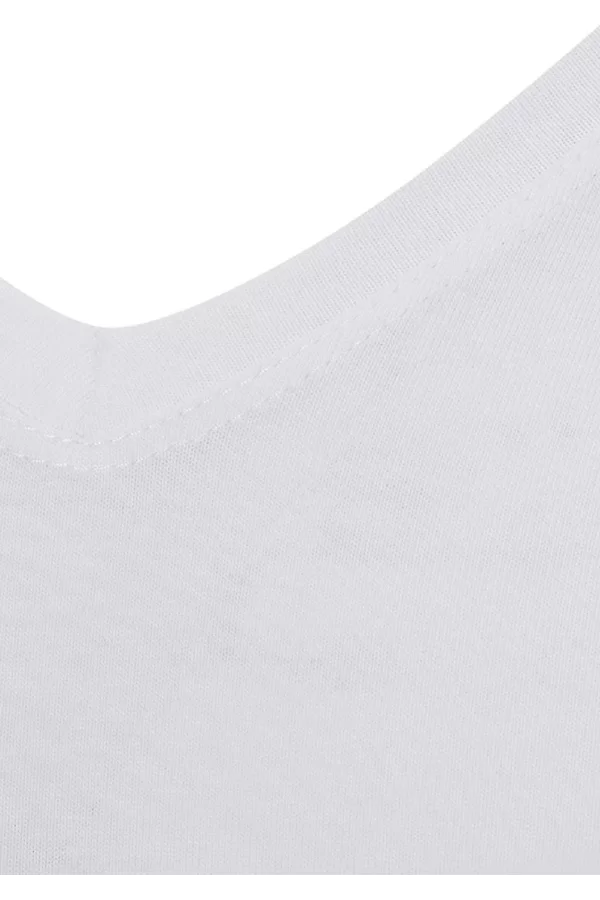 Star 206 Modal Yarım Kol V-yaka T-shirt Atlet