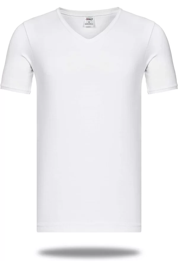 Star 206 Modal Yarım Kol V-yaka T-shirt Atlet