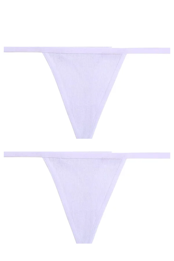 Süprem Penye Tanga Külot 2li Model Renklimodellerimiz 83014-2li