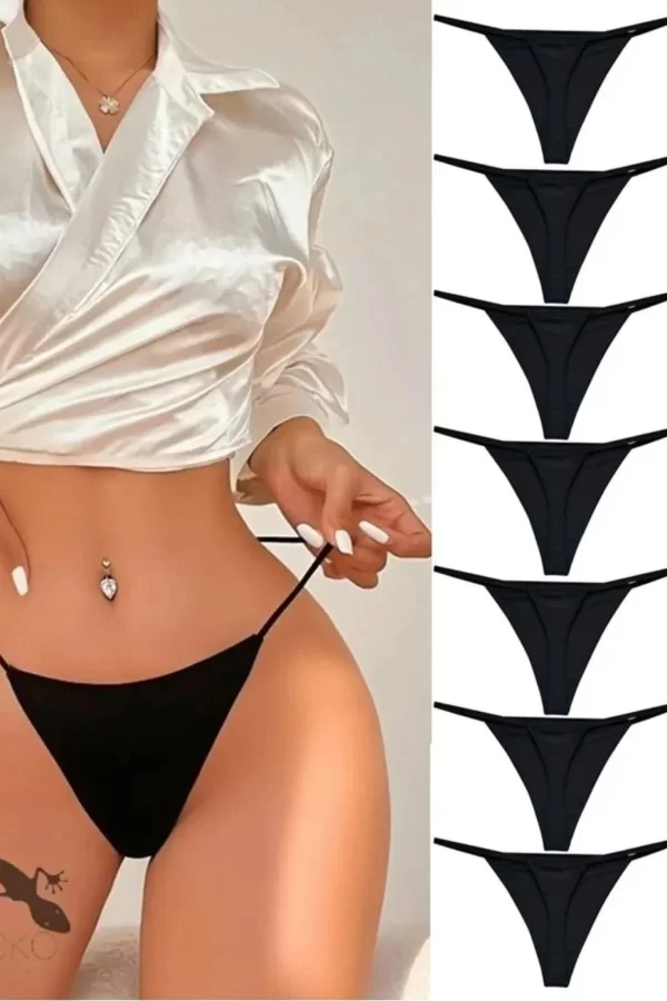 Süprem Penye Tanga Külot 7li Model Renklimodellerimiz 83025-7li