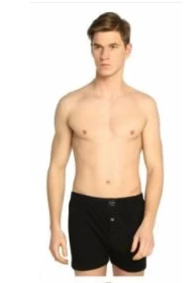 Tutku 0117 Erkek  Penye Düz Boxer