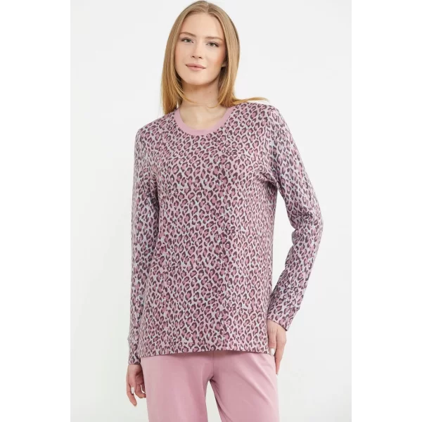 Sementa 76413 Leopar Kombinli Pijama Takımı