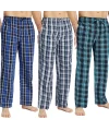 Pijalüx Erkek Kareli Poplin Cepli Alt Pijama