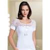 Şahinler Dantelli Kısa Kol Atlet B412